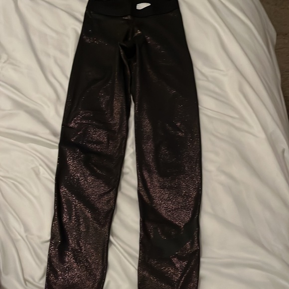 Nike dry-fit XS black sparkle leggings - Picture 2 of 4